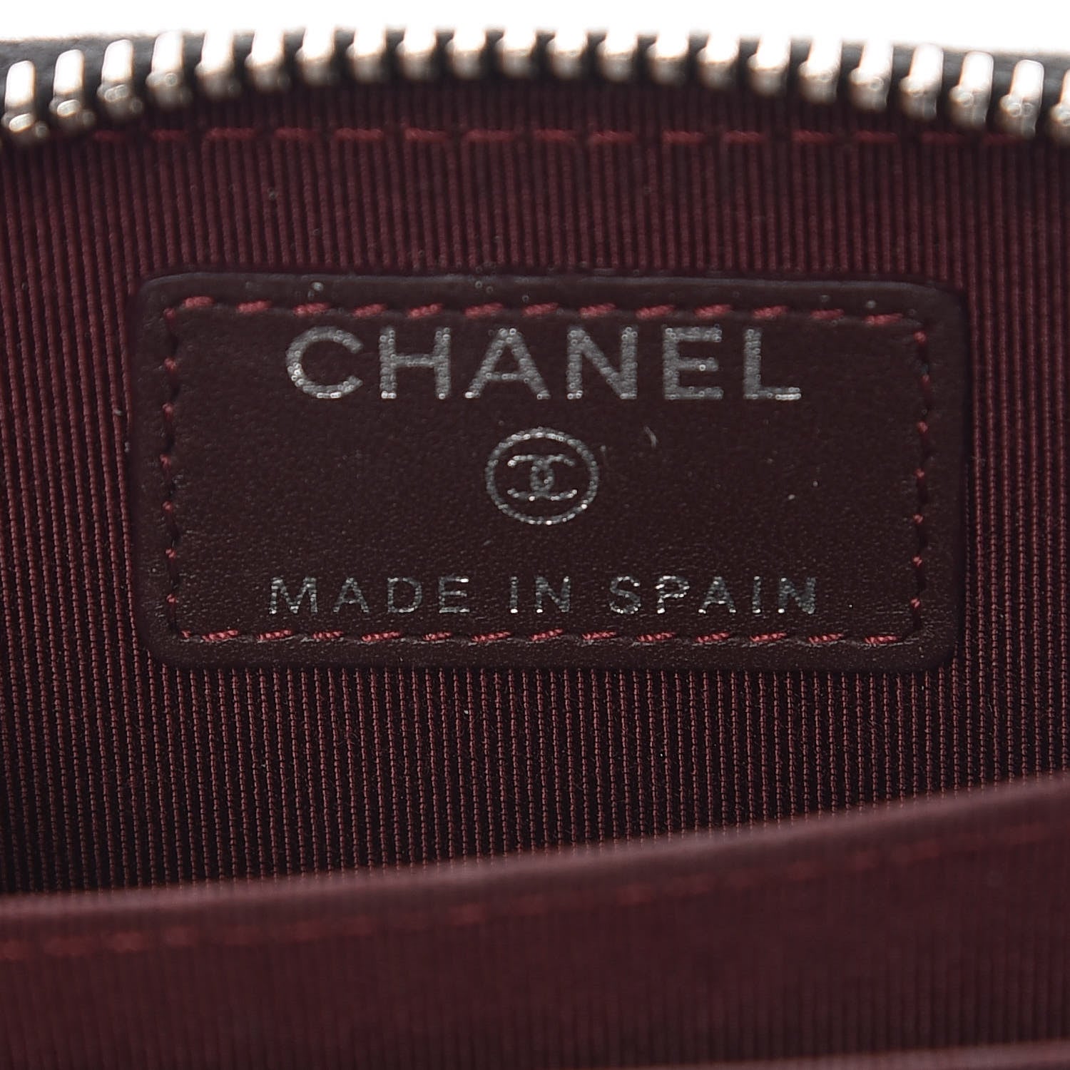 Chanel Lambskin Quilted Zip Coin Purse Black 6 of 11