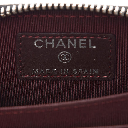 Chanel Lambskin Quilted Zip Coin Purse Black 6 of 11