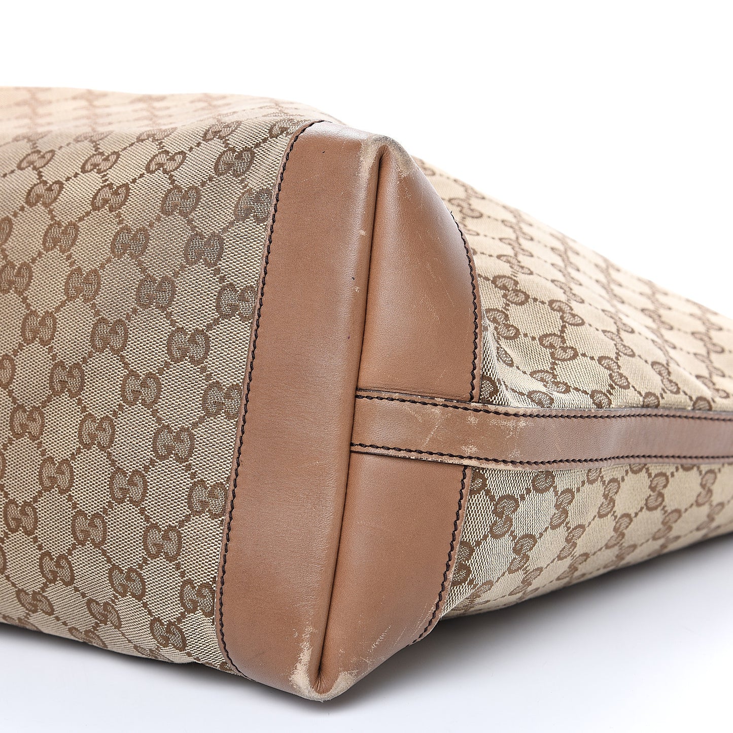 Monogram Large Craft Tote Light Brown