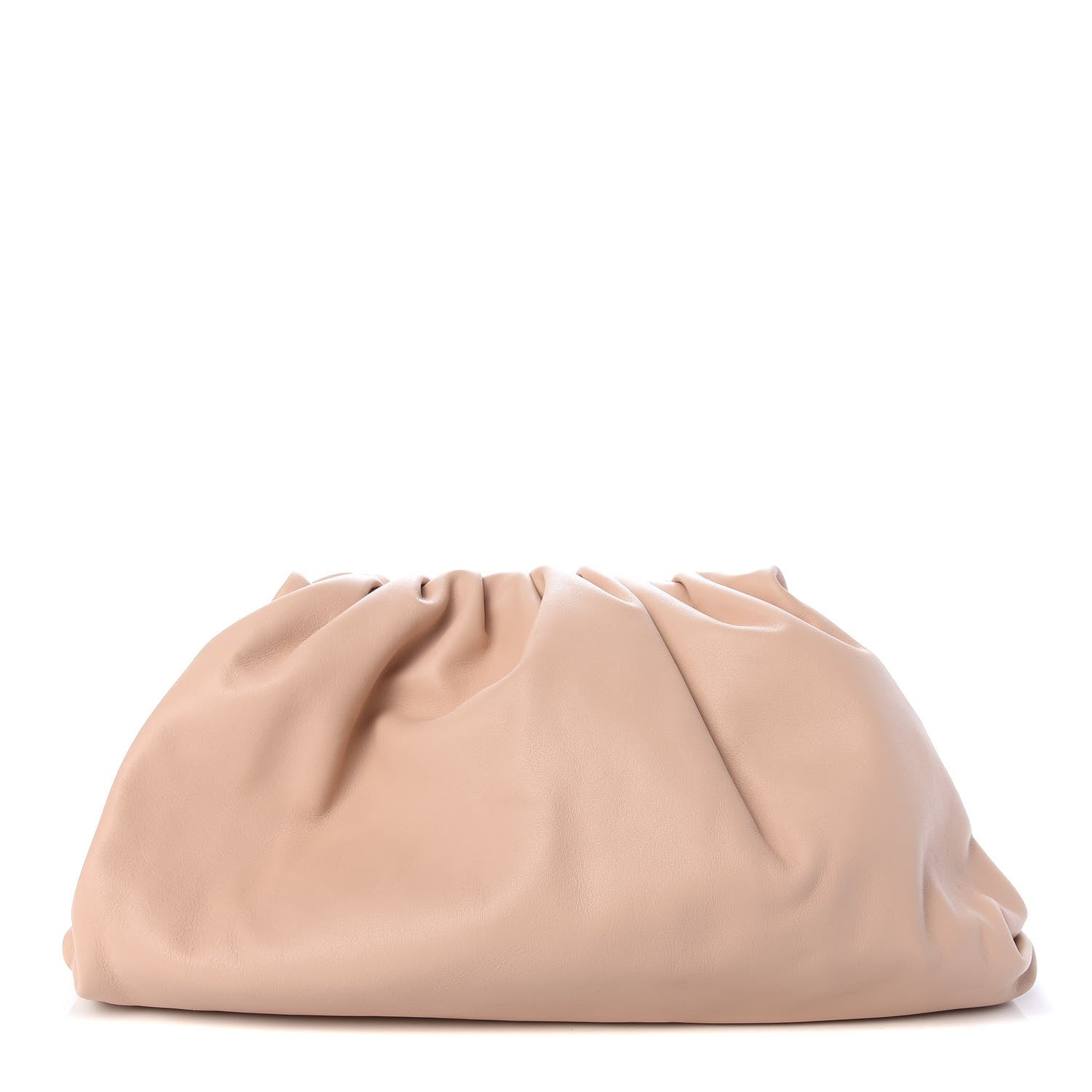 Bottega Veneta Smooth Butter Calf The Pouch Oversized Clutch Nude 1 of 6