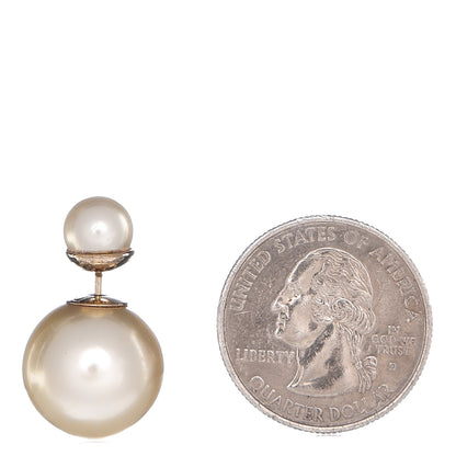 Christian Dior Pearl Mise En Dior Tribal Earrings 2 of 4