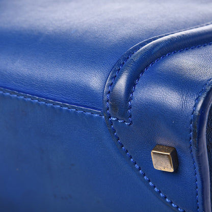 Celine Smooth Calfskin Mini Luggage Royal Blue 26 of 28