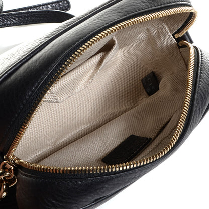 Gucci Pebbled Calfskin Small Soho Disco Bag Black 6 of 10