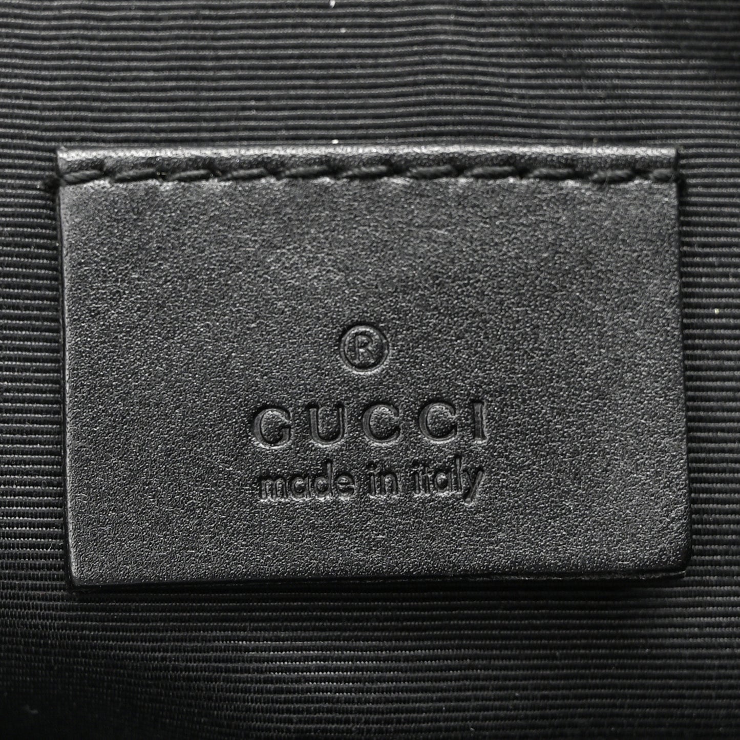 Denim Monogram Boat Pochette Black