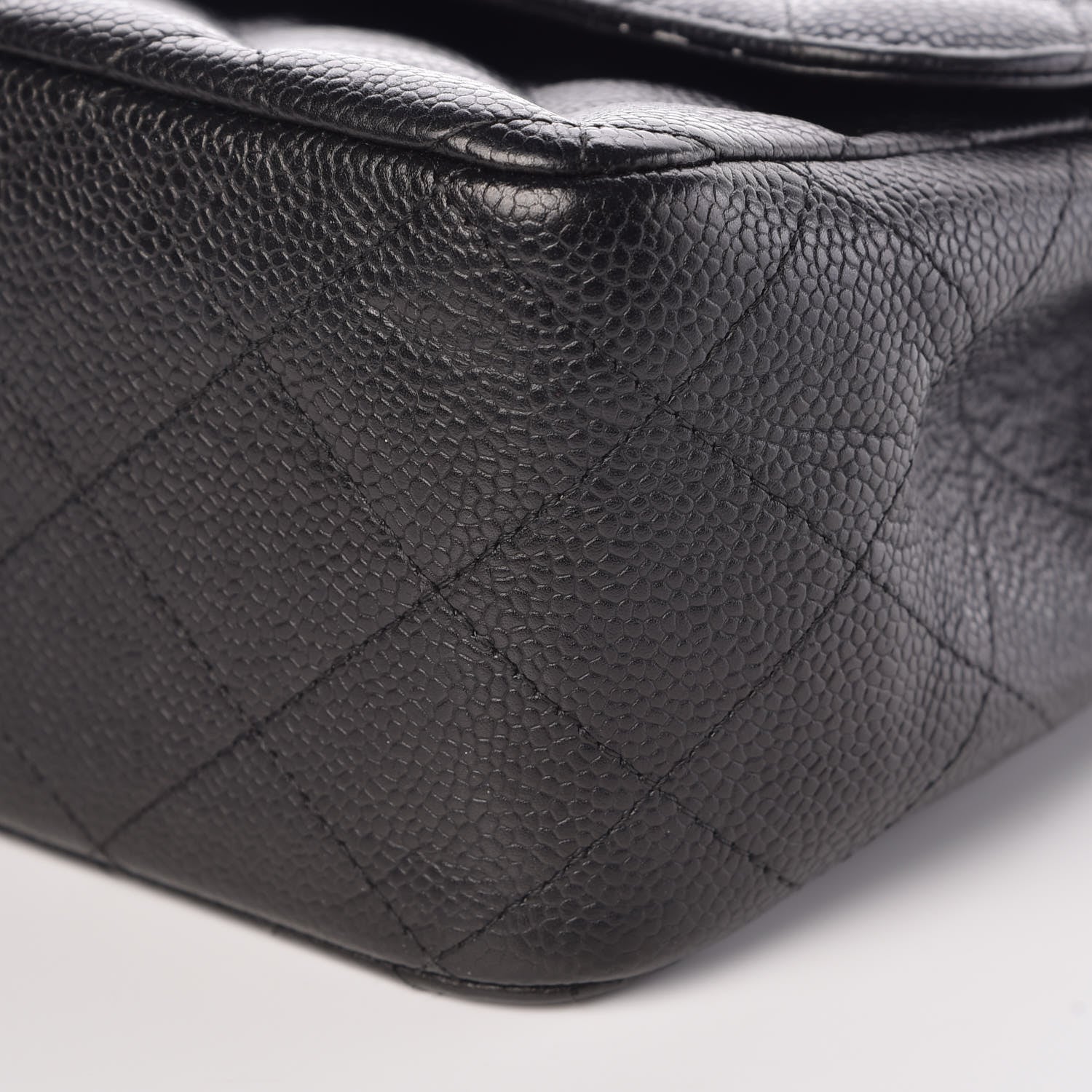 Chanel Caviar Quilted Jumbo Double Flap Black 9 of 9