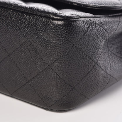 Chanel Caviar Quilted Jumbo Double Flap Black 9 of 9