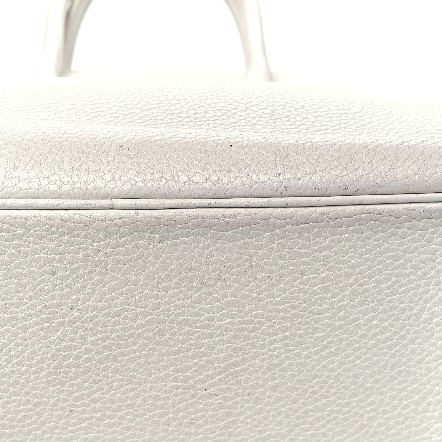 Hermes Taurillon Clemence Lizard Club Birkin 35 Blanc Gris Perle Sanguine 16 of 18