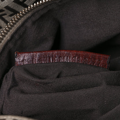 Fendi Zucchino Vitello Tote Mogano Panna Bruciato 7 of 9