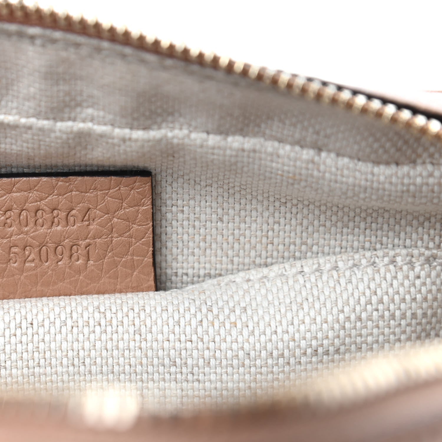 Gucci Pebbled Calfskin Small Soho Disco Bag Rose Beige 7 of 10