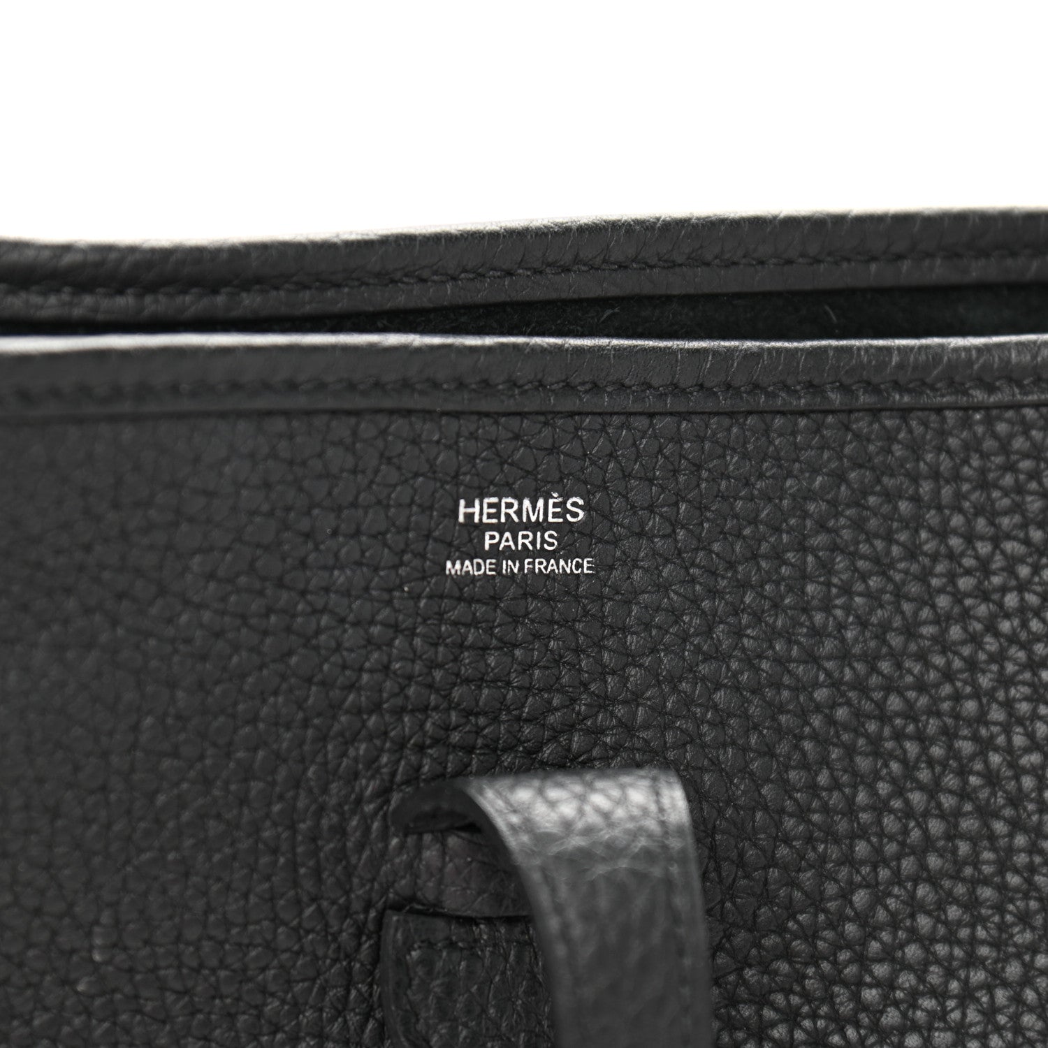 Hermes Taurillon Clemence Evelyne III PM Black 6 of 11