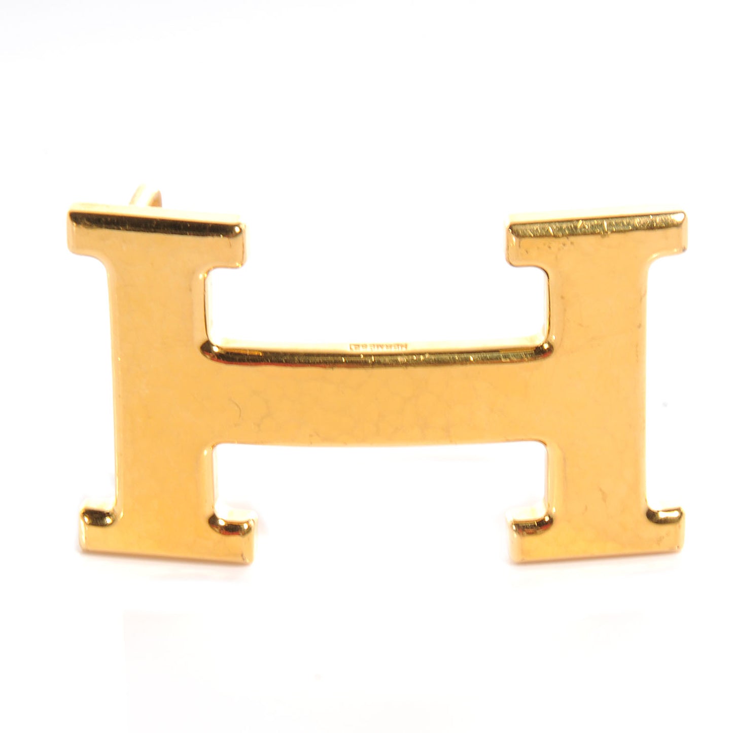 32mm Martelee H Belt Buckle Gold