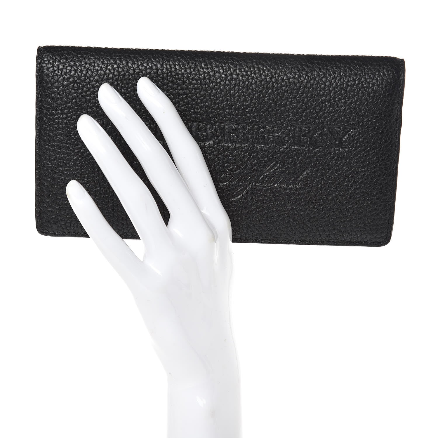 Burberry Calfskin Hastings Continental Wallet Black 2 of 8