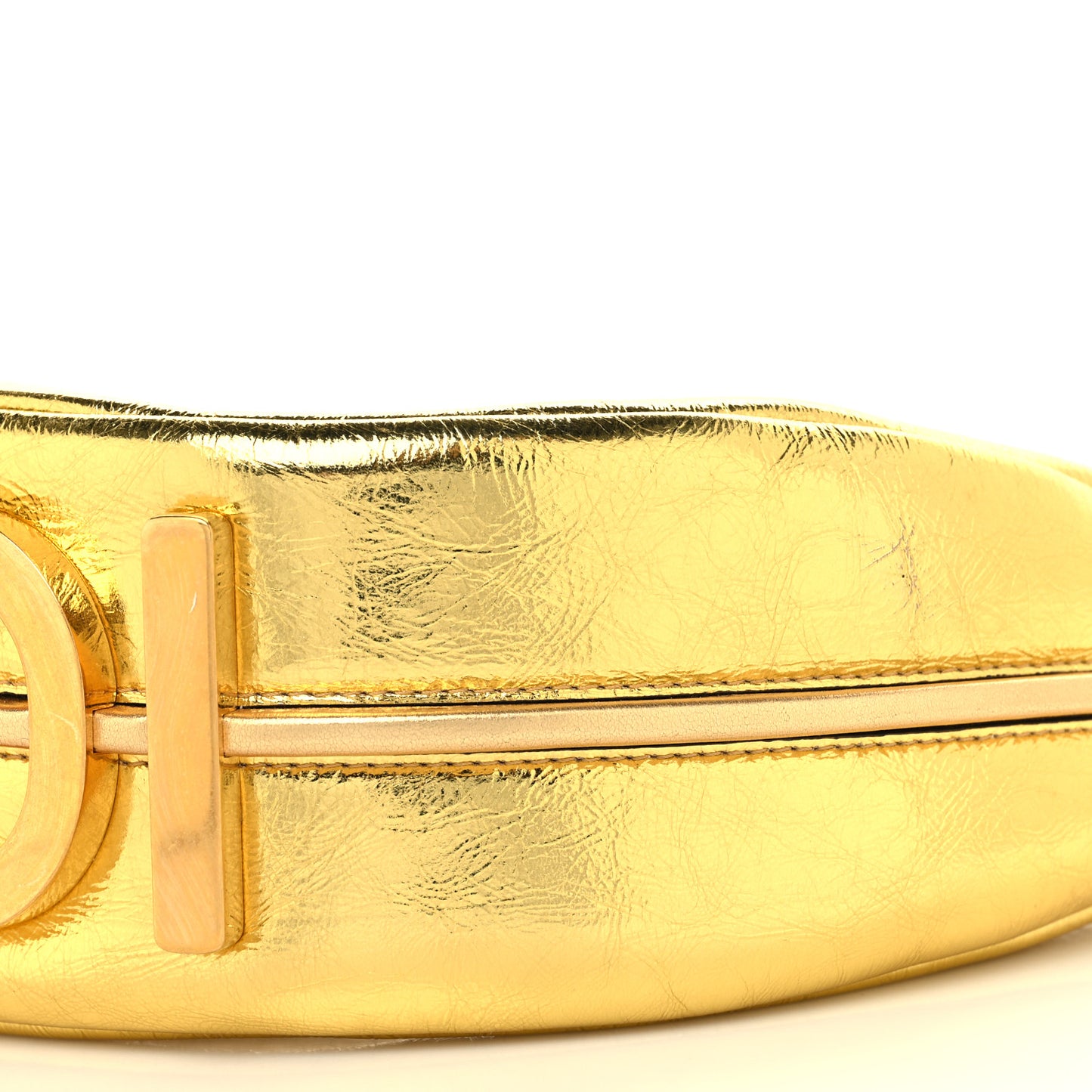 Rock Millenium Small Fendigraphy Hobo Gold