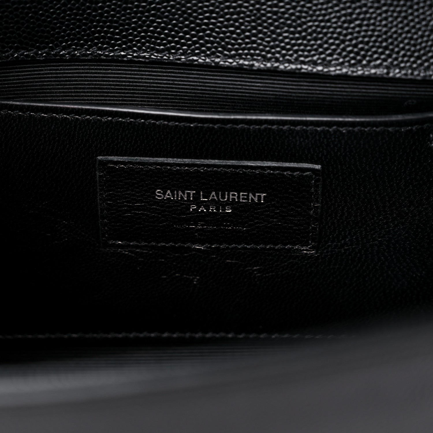 Saint Laurent Grain De Poudre Studded Medium Monogram Kate Satchel Black 7 of 10