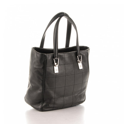 Chanel Caviar Square Stitched Tote Black 3 of 7