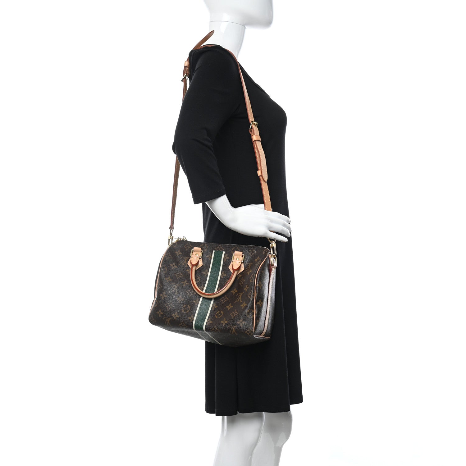 Louis Vuitton Monogram My LV Heritage Speedy Bandouliere 25 Vert Anglais White 2 of 10