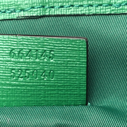 Gucci Monogram GG Childrens Messenger Bag Green 7 of 10
