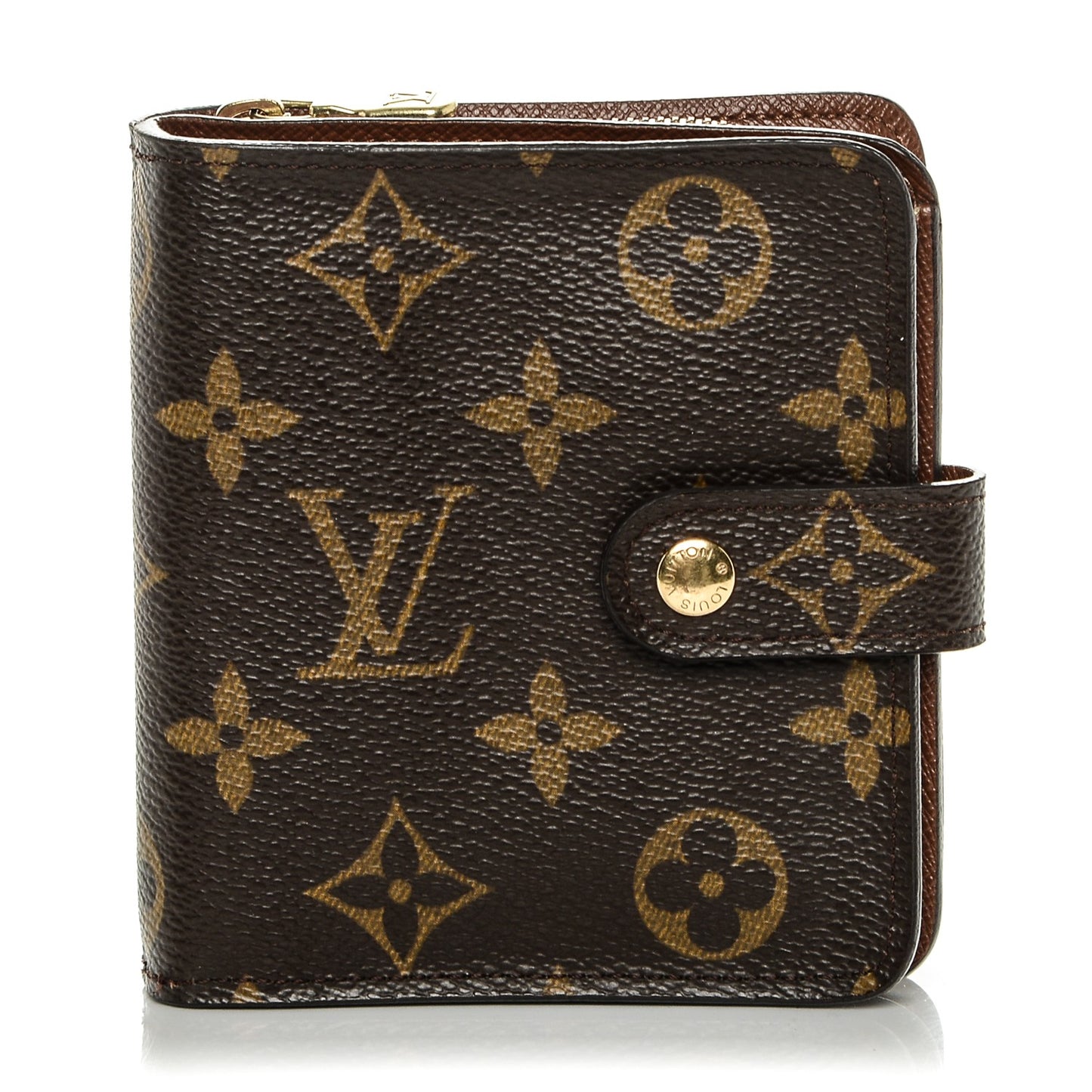 Monogram Compact Zippe Zipped Wallet