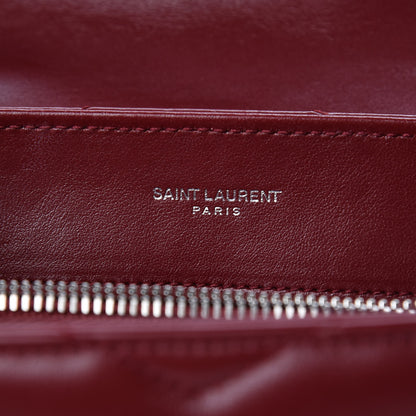 Saint Laurent Calfskin Y Quilted Monogram Small Loulou Chain Satchel Palissandre 7 of 11
