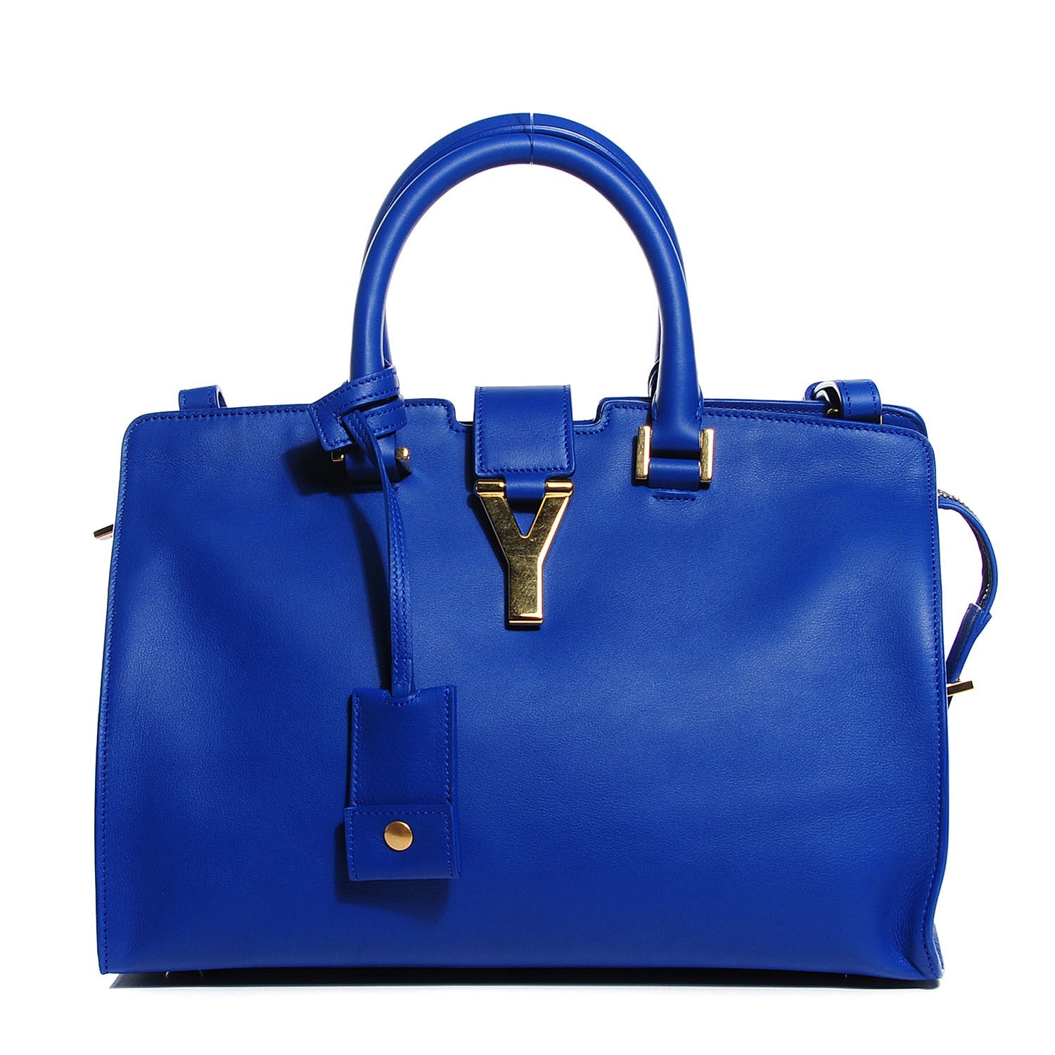 Saint Laurent Calfskin Small Classic Y Cabas Royal Blue 1 of 8