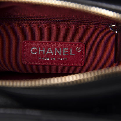 Chanel Aged Calfskin Quilted Small Gabrielle Hobo Black 8 of 11