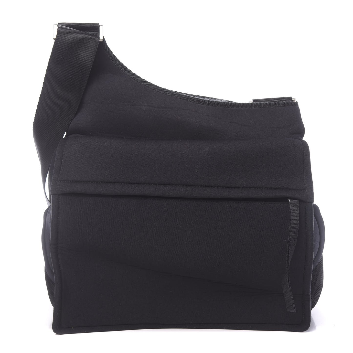 Neoprene Sling Messenger Bag Black