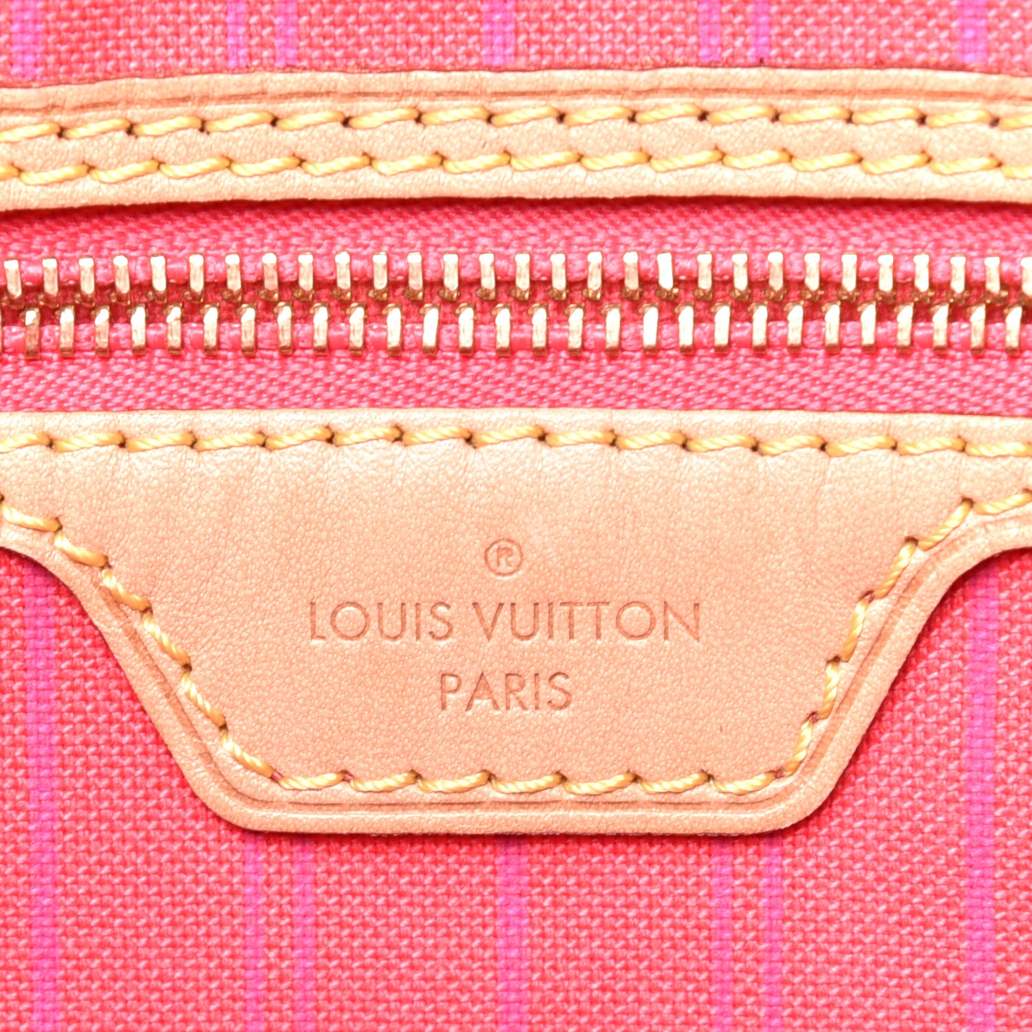 Louis Vuitton Damier Azur Delightful MM Pink 6 of 8