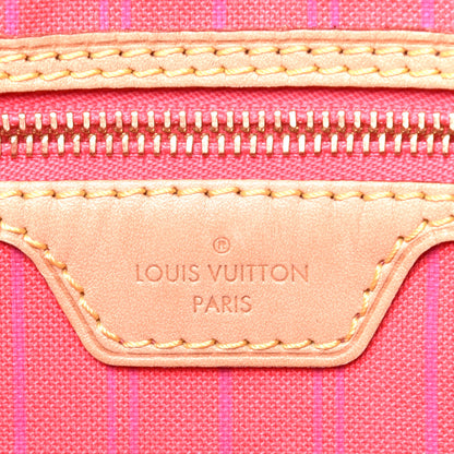 Louis Vuitton Damier Azur Delightful MM Pink 6 of 8