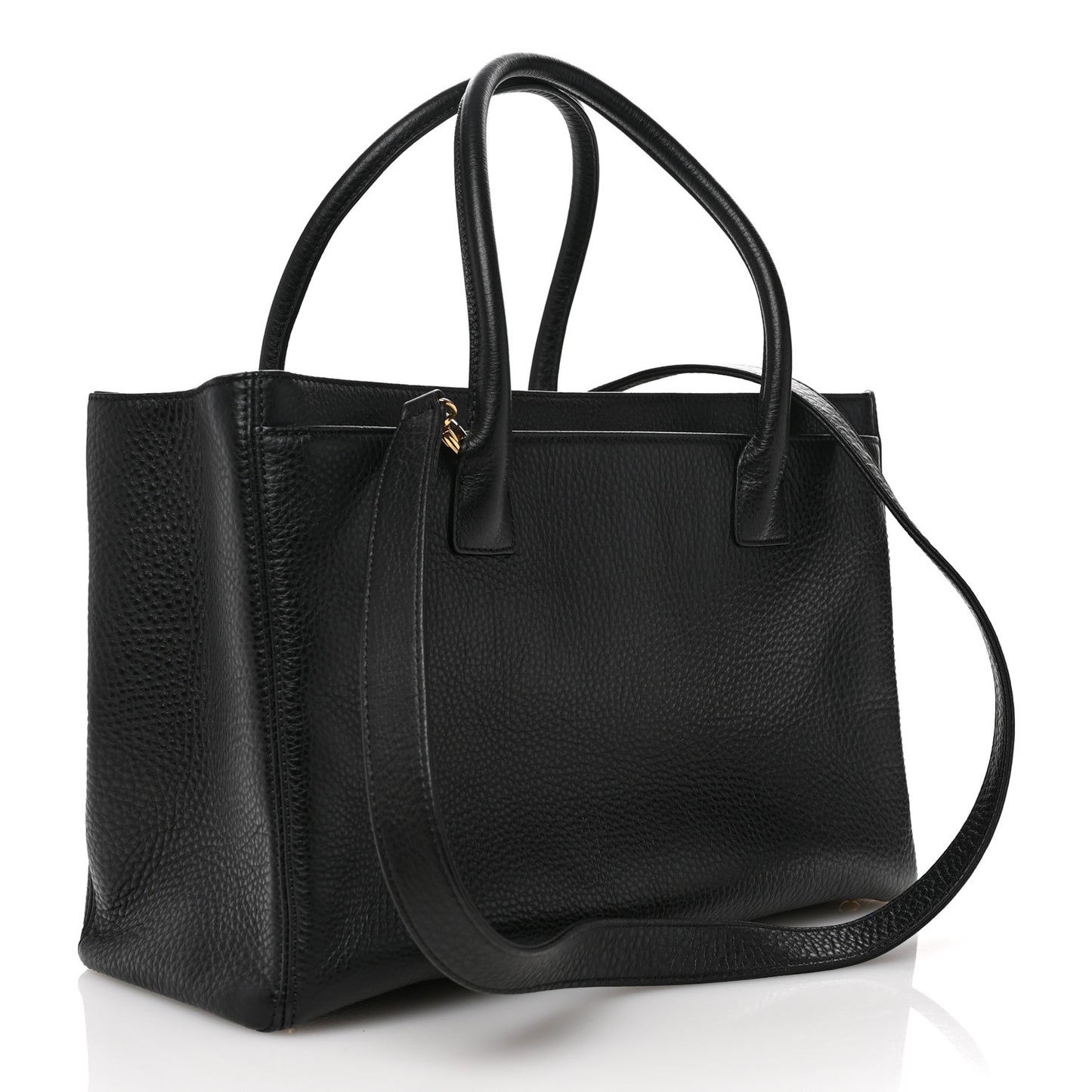 Deerskin Cerf Executive Shopper Tote Black