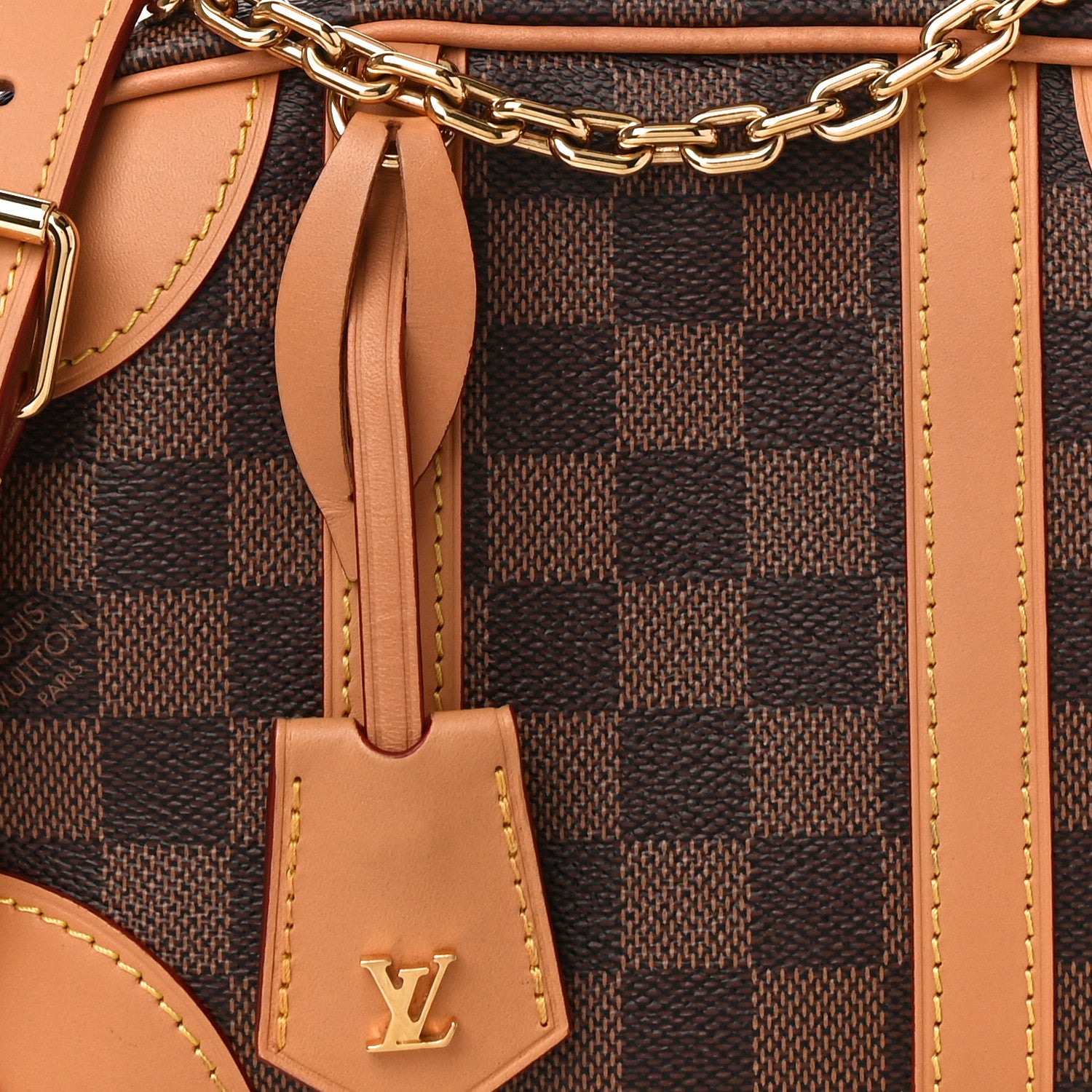 Louis Vuitton Damier Ebene Valisette Souple BB 6 of 9