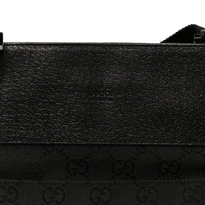 Gucci GG Monogram Messenger Crossbody Bag Black 8 of 10