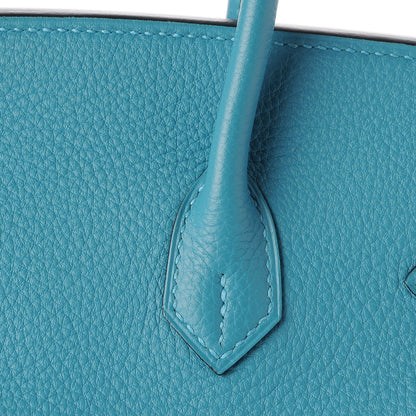 Hermes Togo Birkin 25 Turquoise 28 of 31