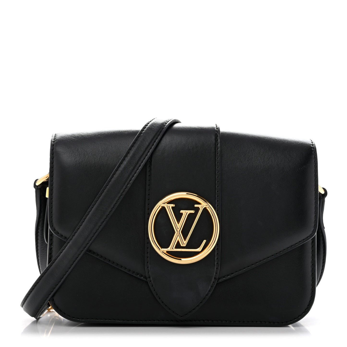 Smooth Calfskin LV Pont 9 Black
