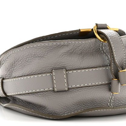 Chloe Calfskin Mini Marcie Round Crossbody Bag Cashmere Grey 9 of 14