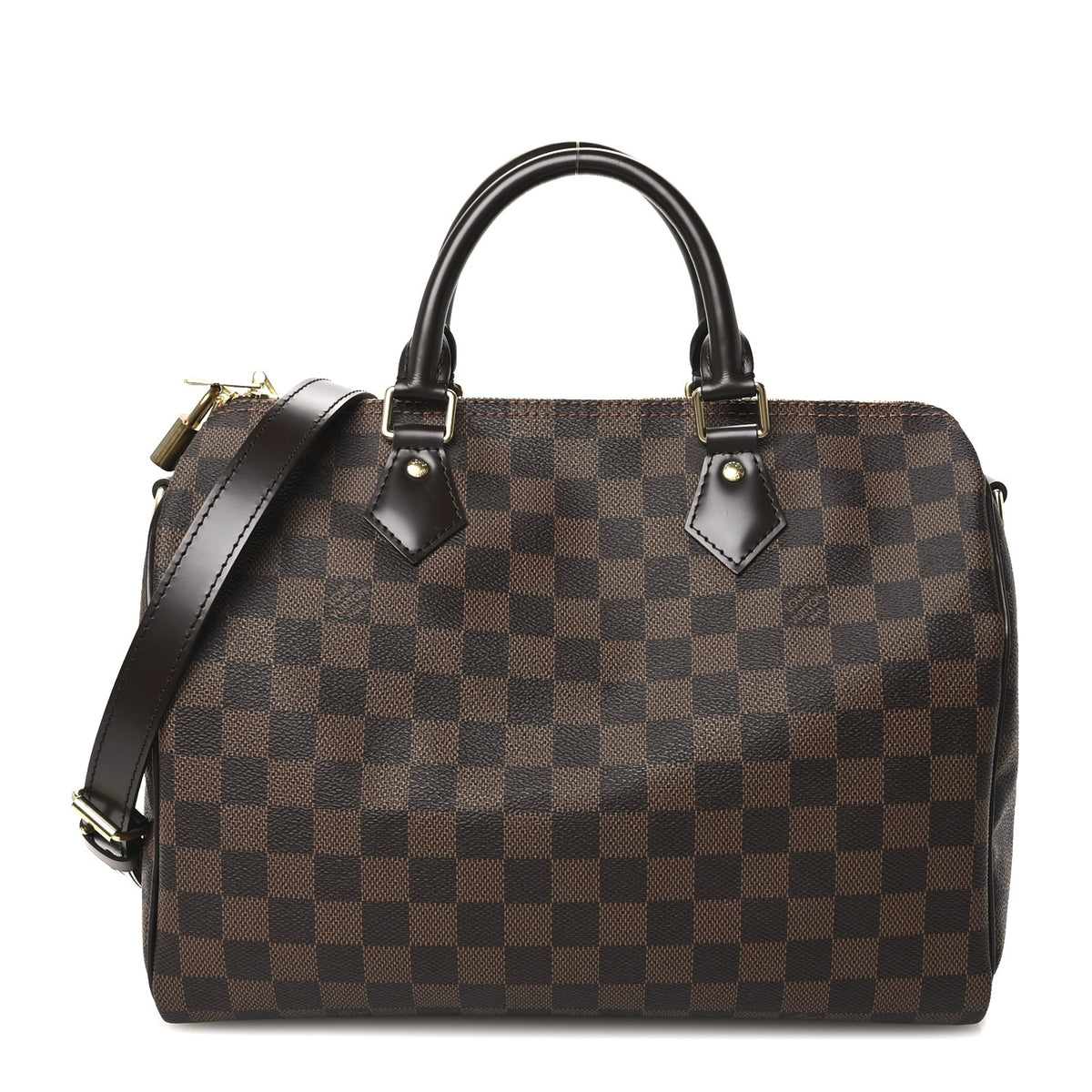 Louis Vuitton Damier Ebene Speedy Bandouliere 30 1 of 10