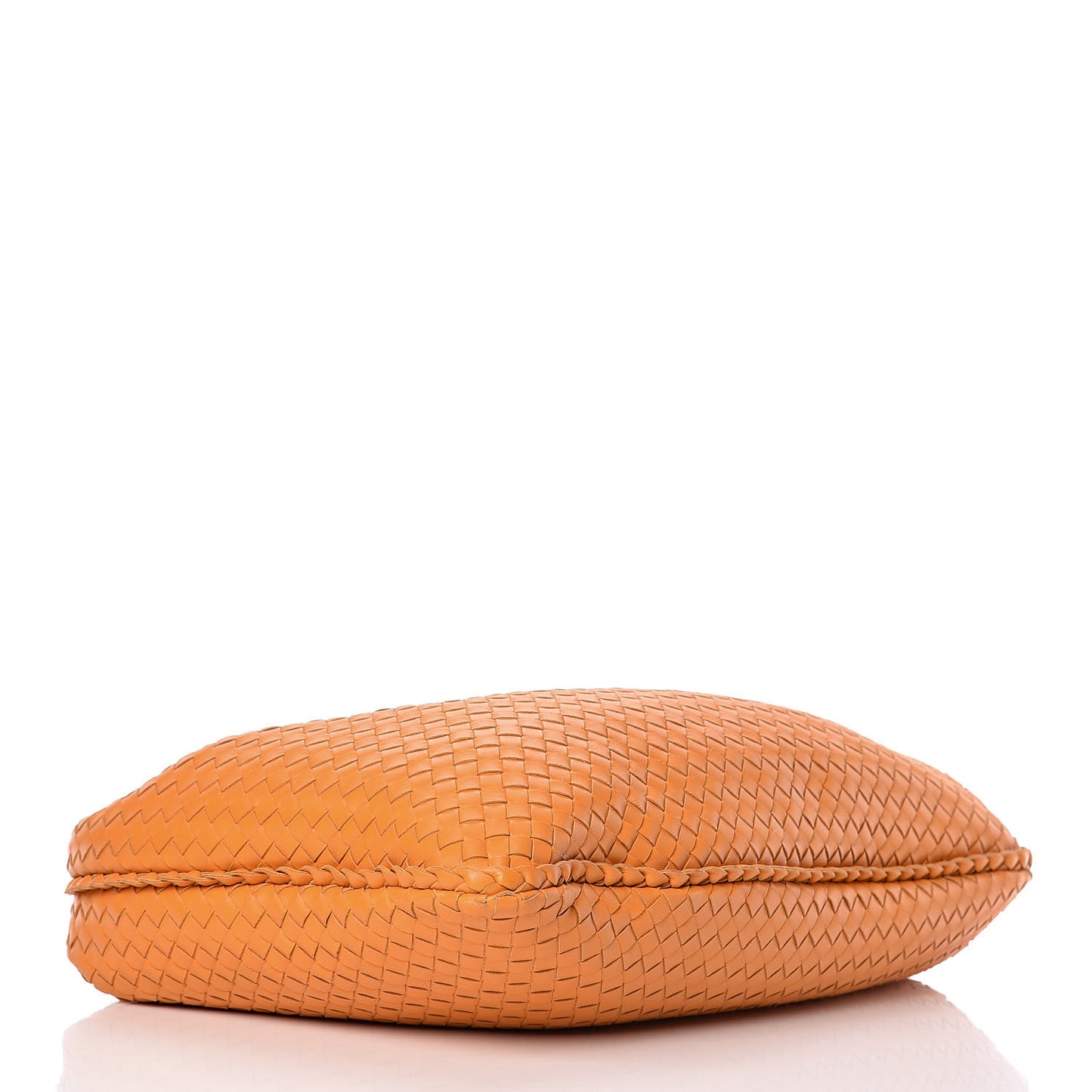 Nappa Intrecciato Large Veneta Hobo Orange