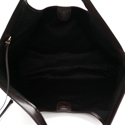 Gucci GG Monogram Web Large Giglio Tote Dark Brown 6 of 11