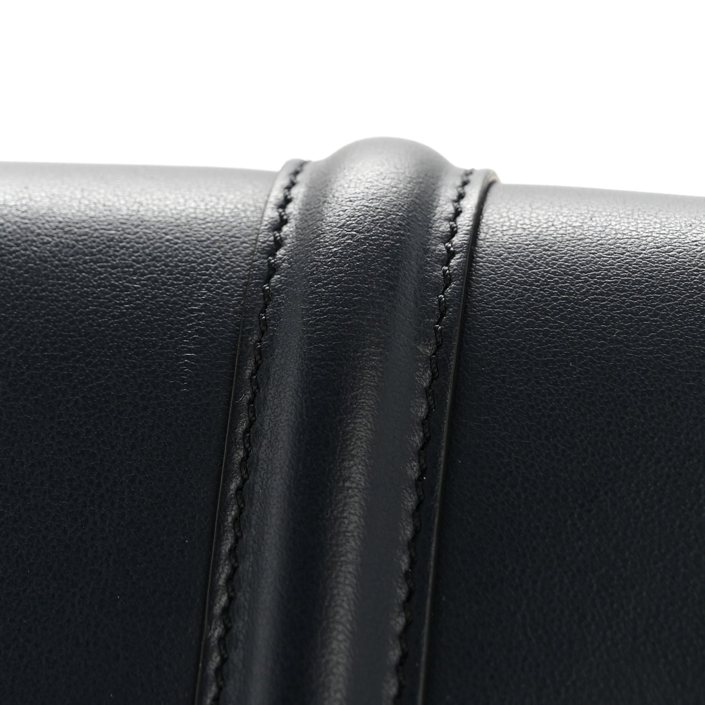 Canvas Calfskin Teen Soft 16 Shoulder Bag Vanilla Navy