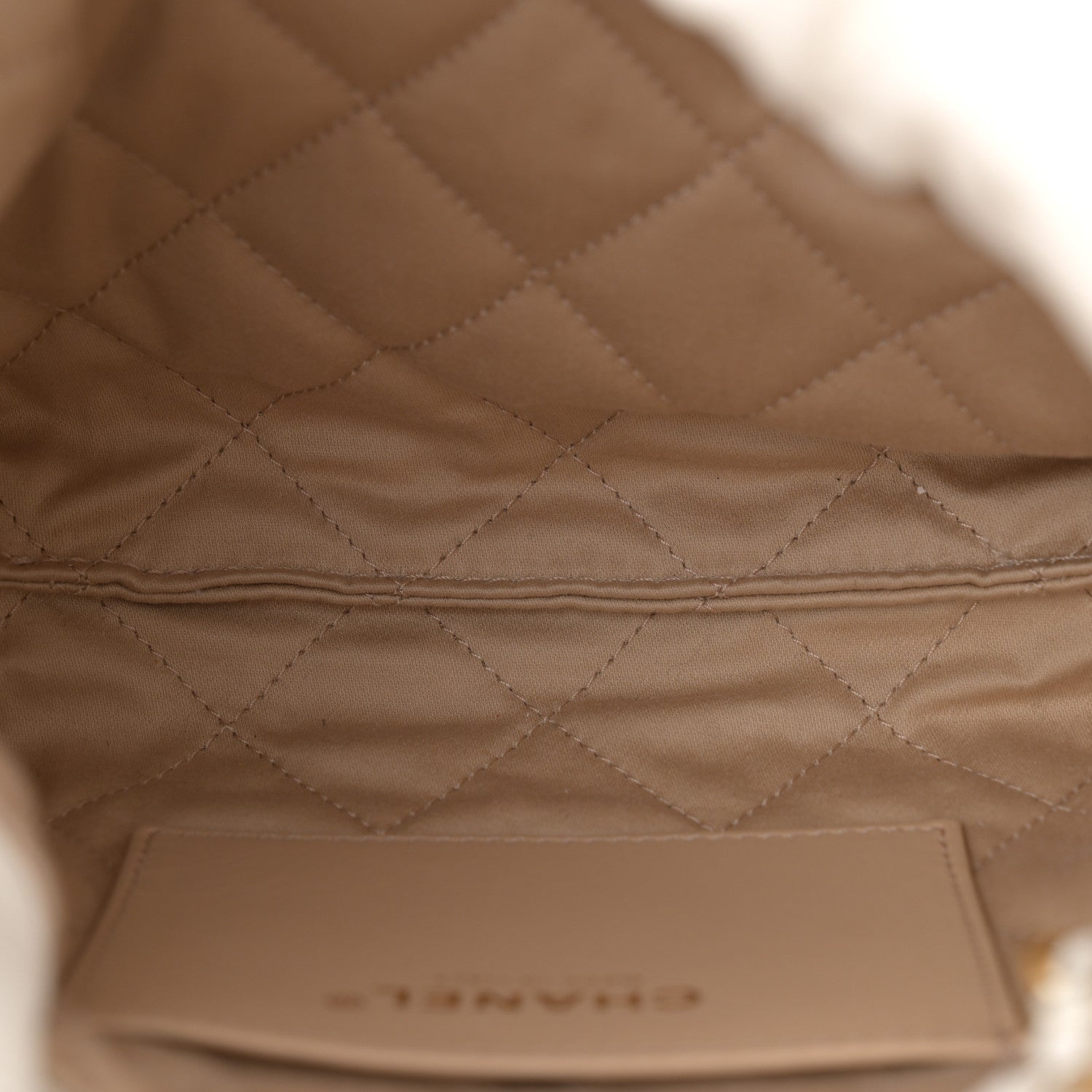 Chanel Shiny Calfskin Quilted Mini Chanel 22 White 5 of 10
