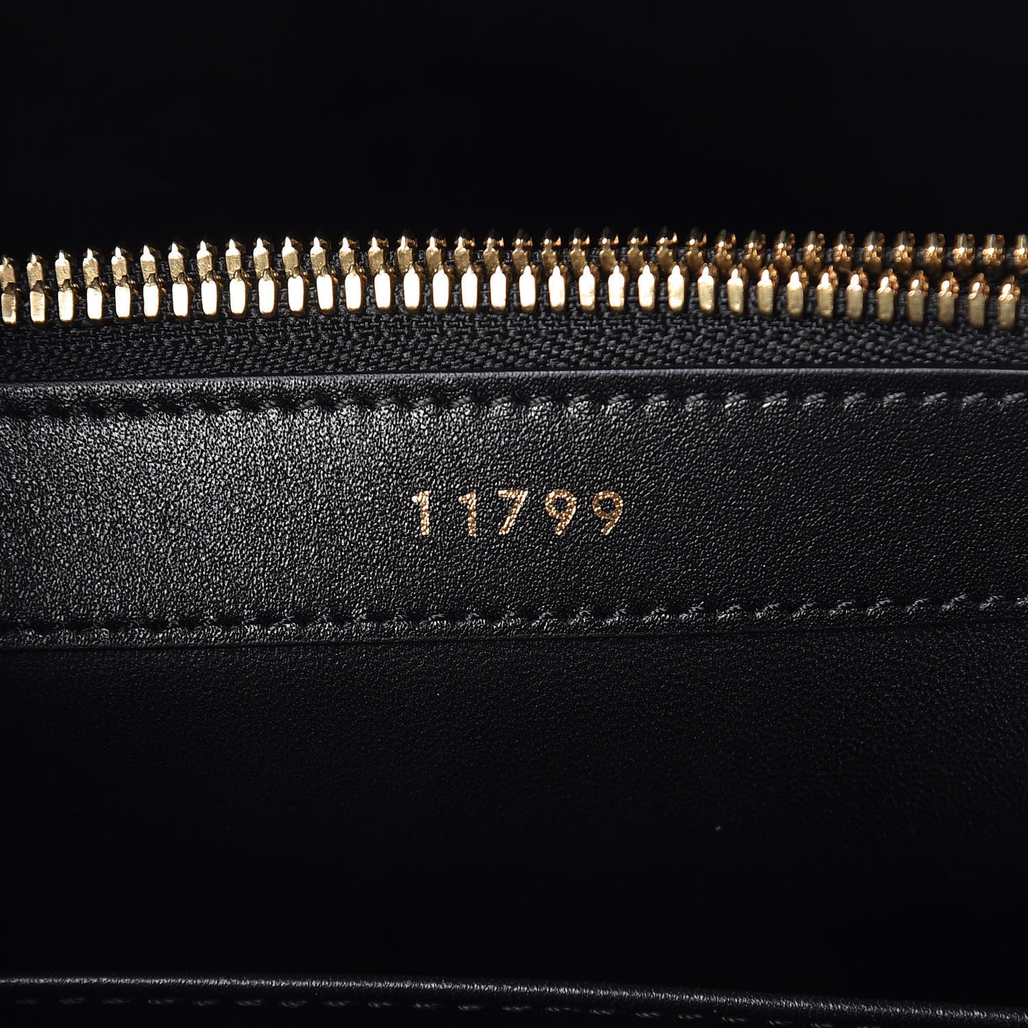 Satinated Calfskin Medium 16 Top Handle Bag Black