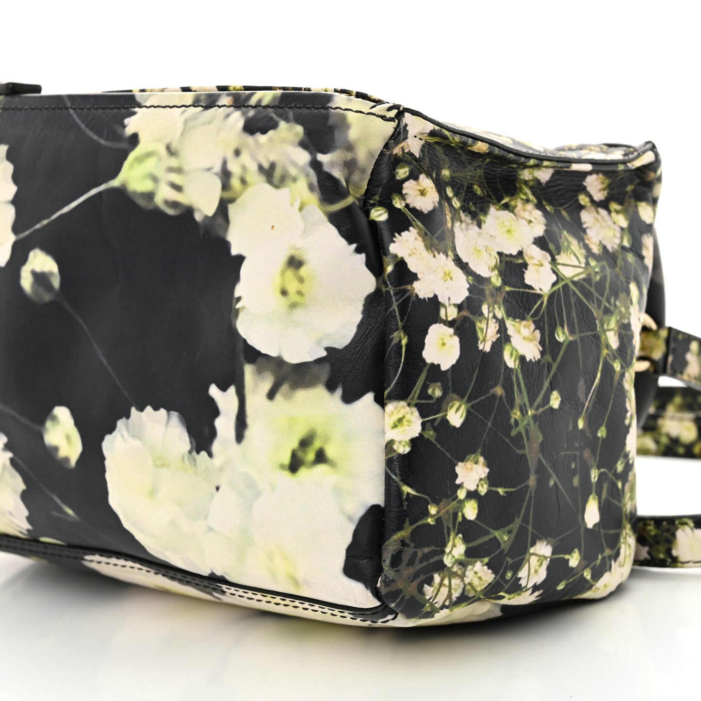 Lambskin Baby's Breath Print Medium Pandora Black