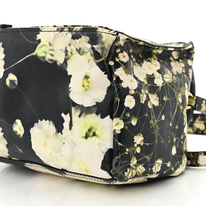 Givenchy Lambskin Baby's Breath Print Medium Pandora Black 10 of 11
