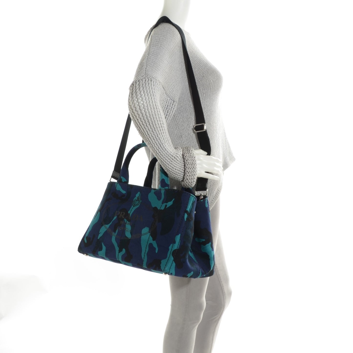 Canvas Canapa Camouflage Tote Royal