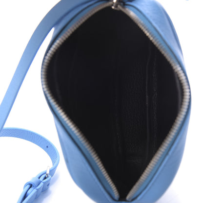 Balenciaga Calfskin Logo XS Everyday Camera Bag Bleu 5 of 9