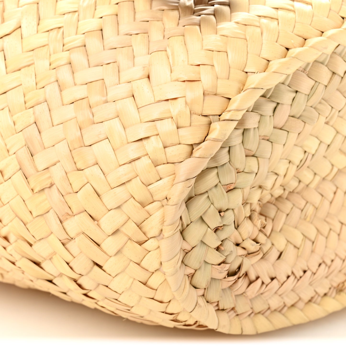 Raffia Small Basket Tote Bag Natural Tan