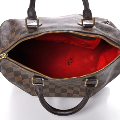 Louis Vuitton Damier Ebene Speedy 30 4 of 9