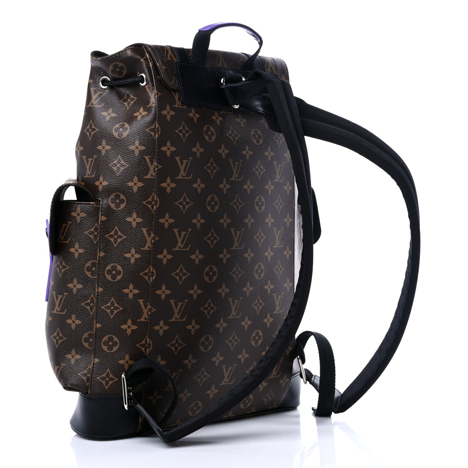 Louis Vuitton Monogram Macassar Christopher MM Backpack Purple 2 of 7