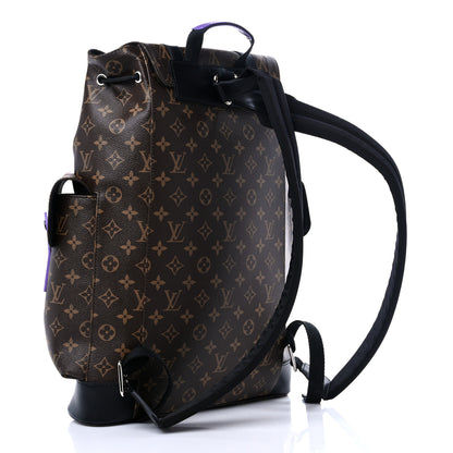 Louis Vuitton Monogram Macassar Christopher MM Backpack Purple 2 of 7