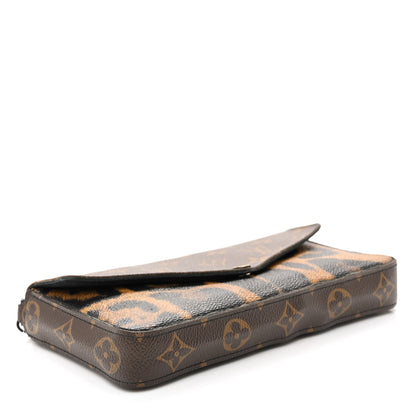 Louis Vuitton Monogram Animal Print Pochette Felicie Chain Wallet 4 of 12