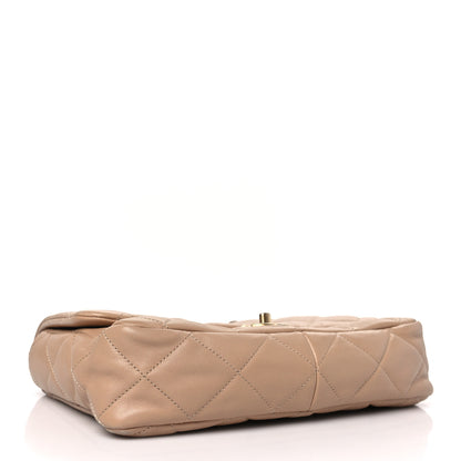 Chanel Lambskin Quilted Large CC Funky Town Flap Beige 4 of 11